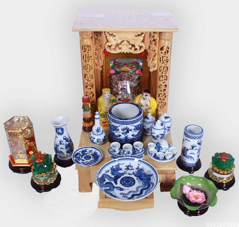 Dịch vụ thay/ bày trí bàn thờ ông địa mới -Chọn ngày tốt thay bàn thờ ông địa/ bố trí phong thuỷ